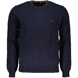 Blu Viscosa Uomo Maglia