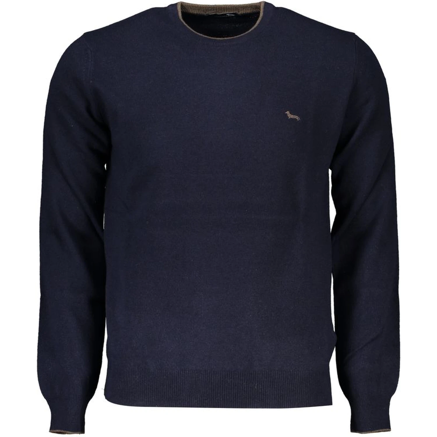 Blu Viscosa Uomo Maglia