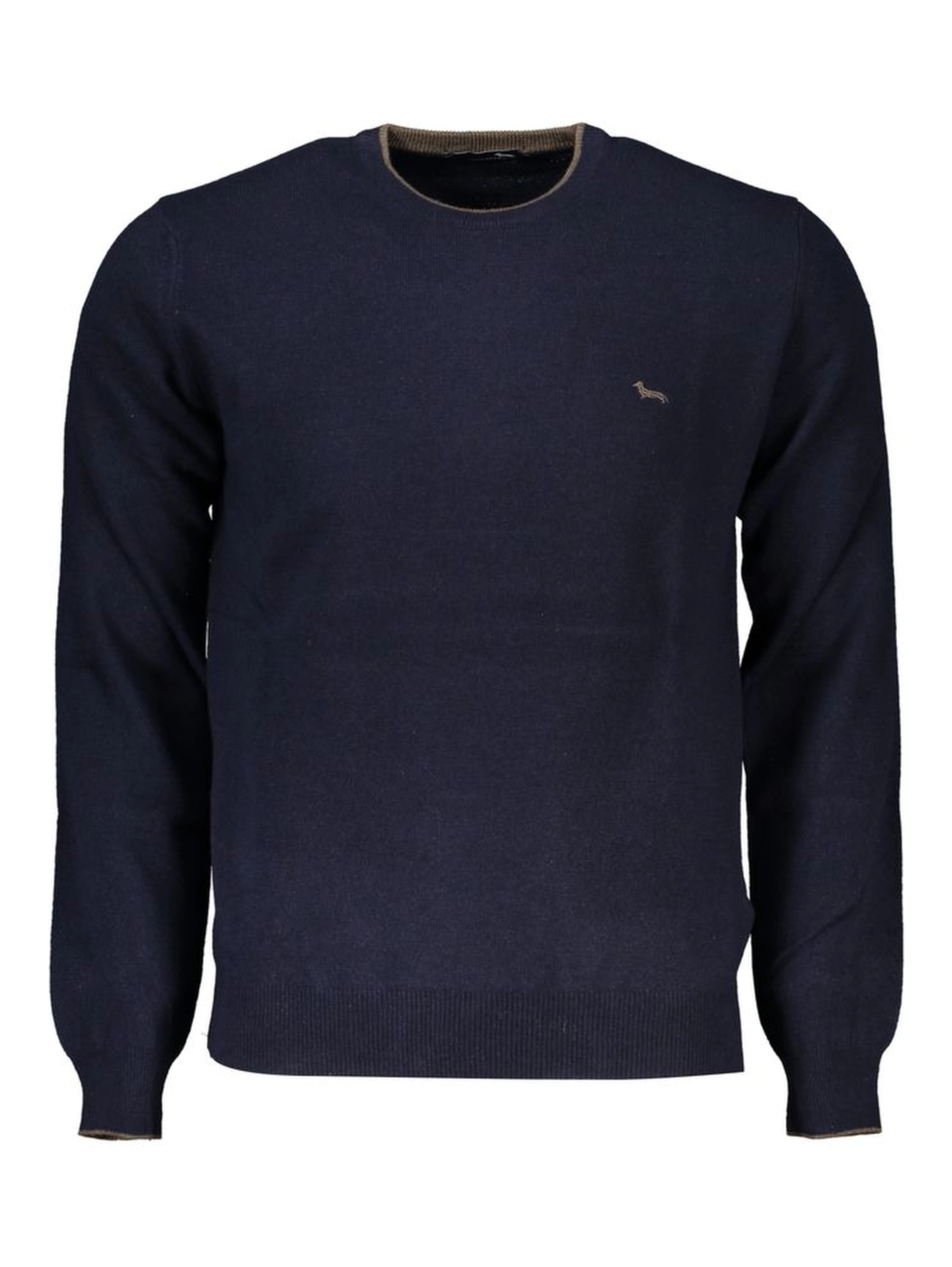 Blu Viscosa Uomo Maglia