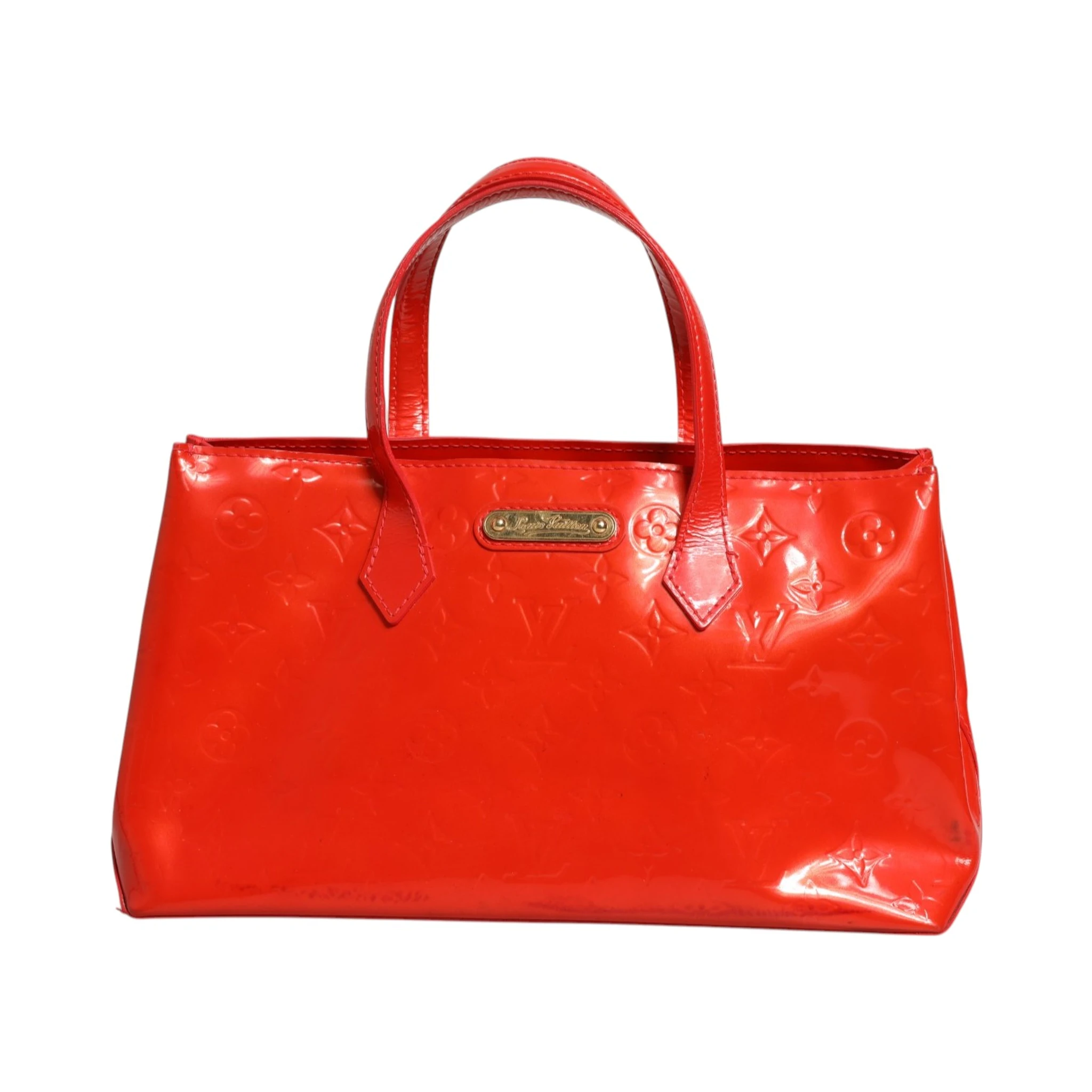 Red Monogram Vernis Wilshire PM