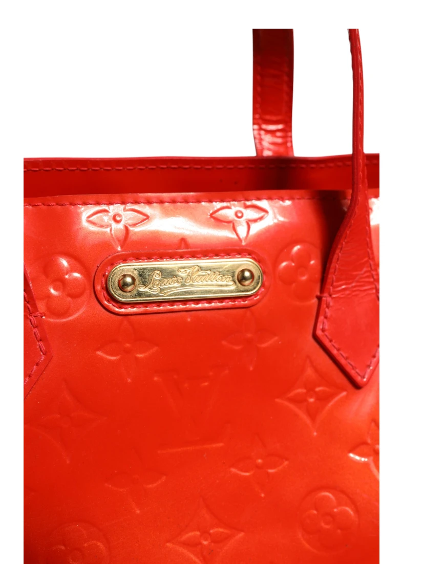 Red Monogram Vernis Wilshire PM