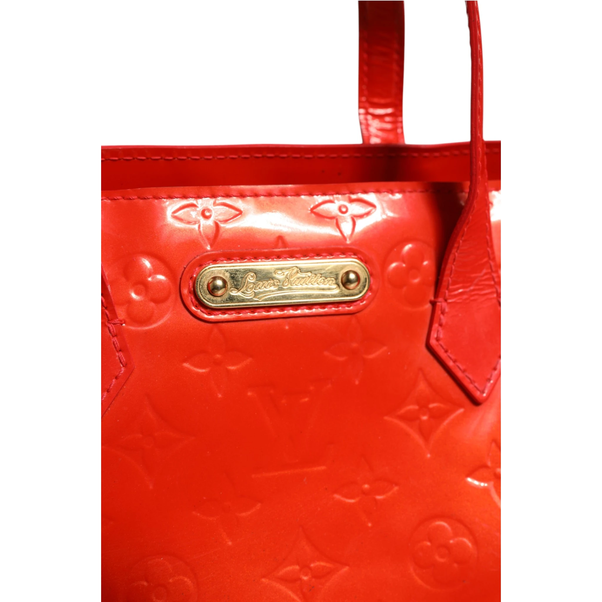 Red Monogram Vernis Wilshire PM