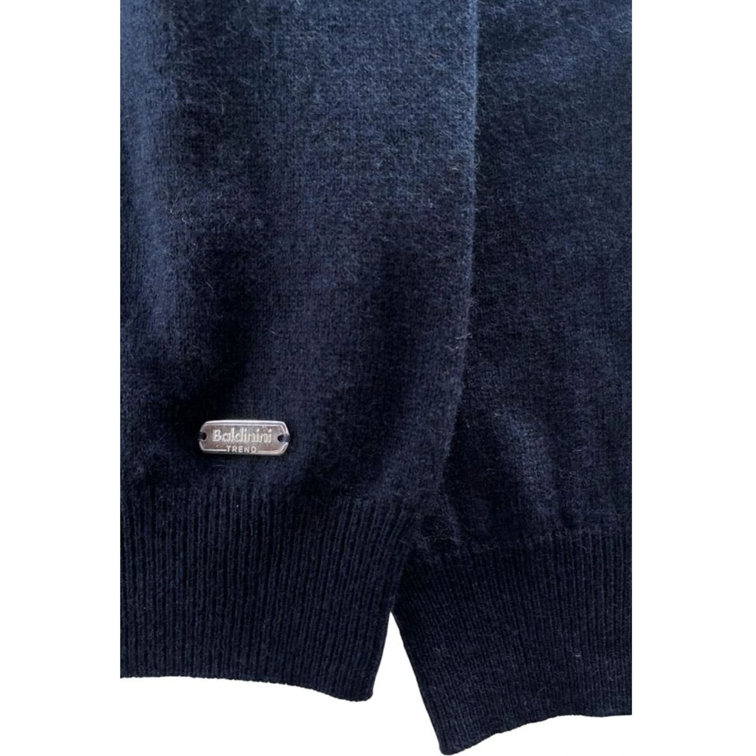 Blue Cashmere Men Sweater