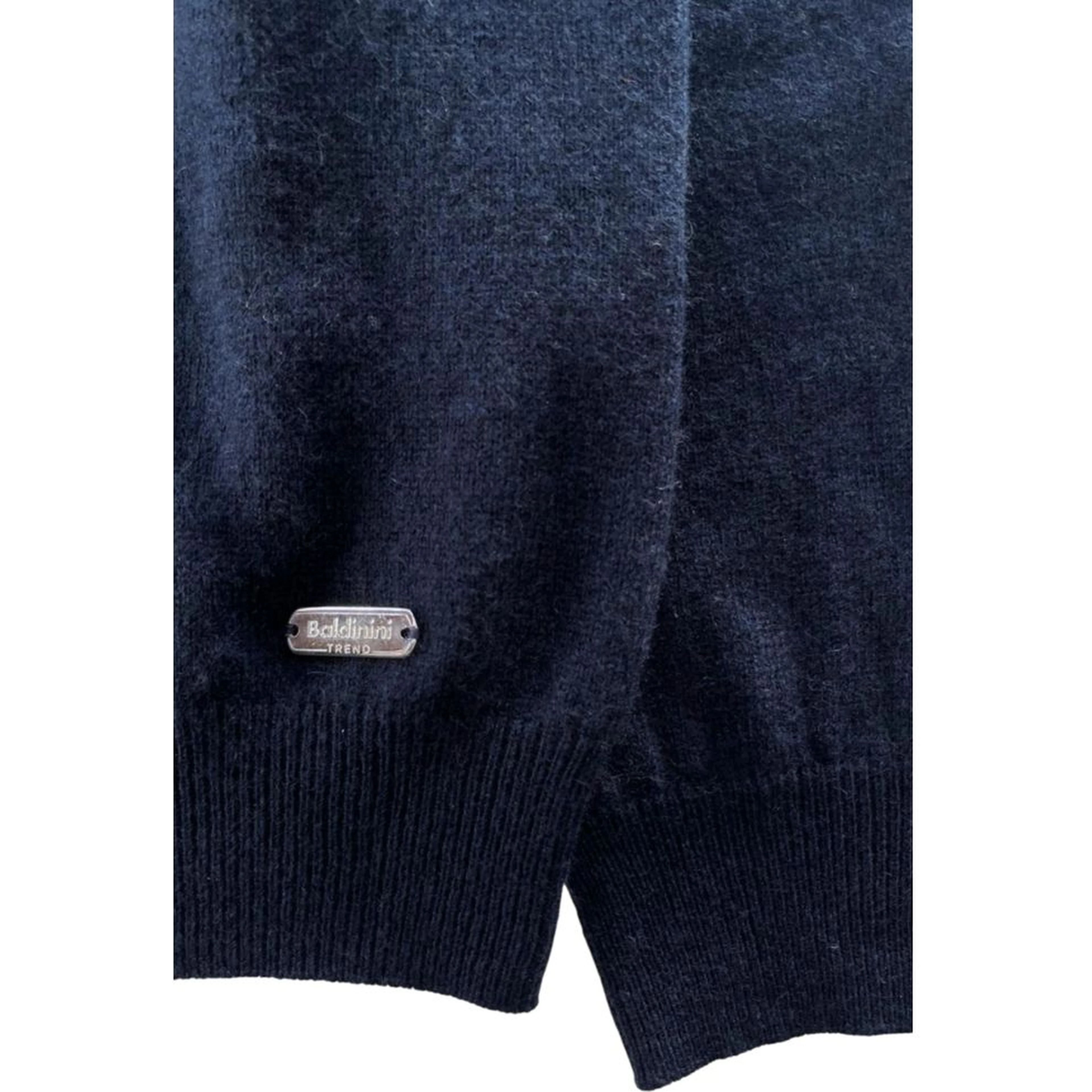 Blue Cashmere Men Sweater