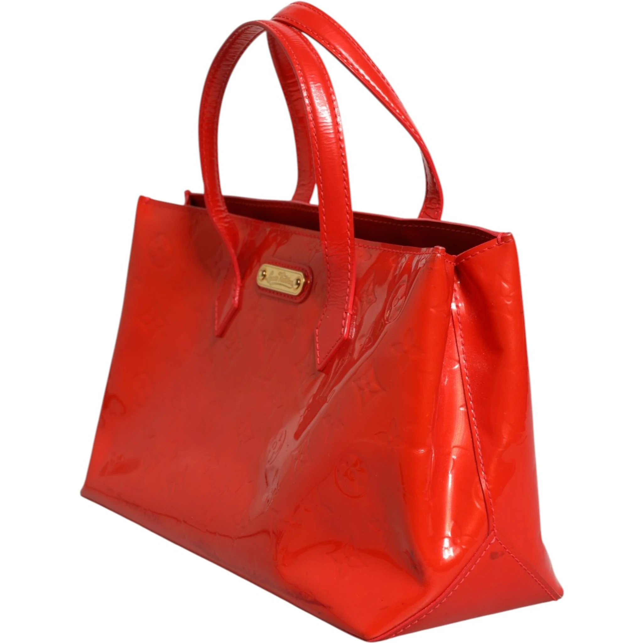 Red Monogram Vernis Wilshire PM