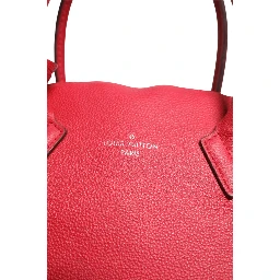 Griotte Taurillon Leather Soft Lockit MM Crossbody Bag