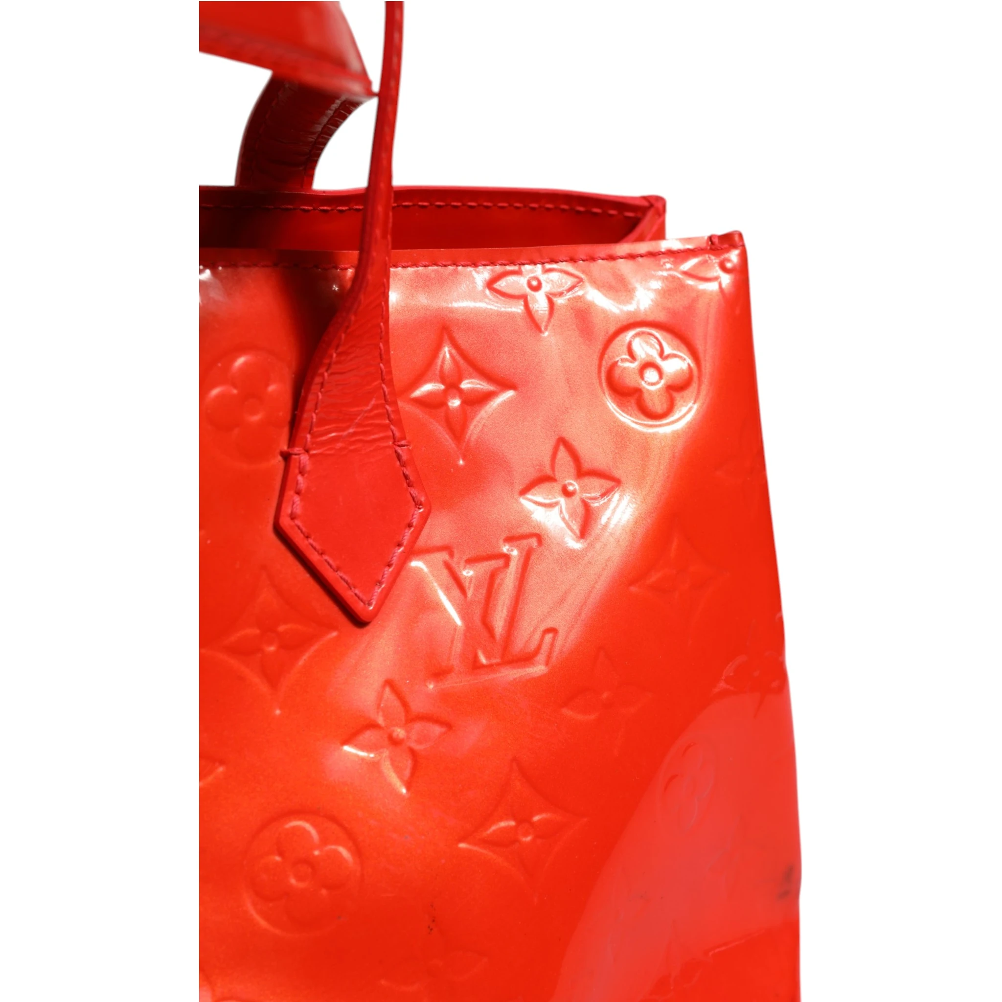 Red Monogram Vernis Wilshire PM