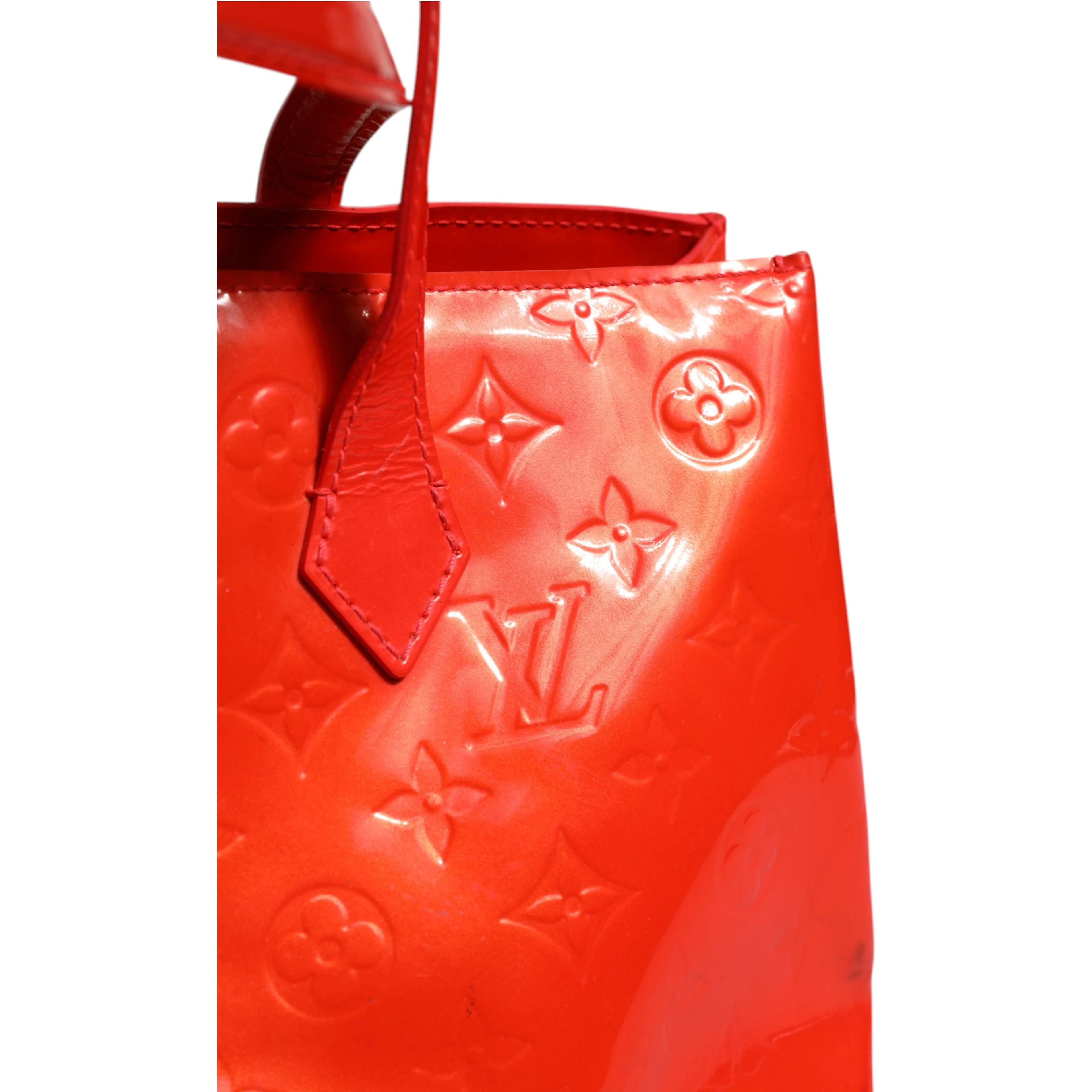 Red Monogram Vernis Wilshire PM