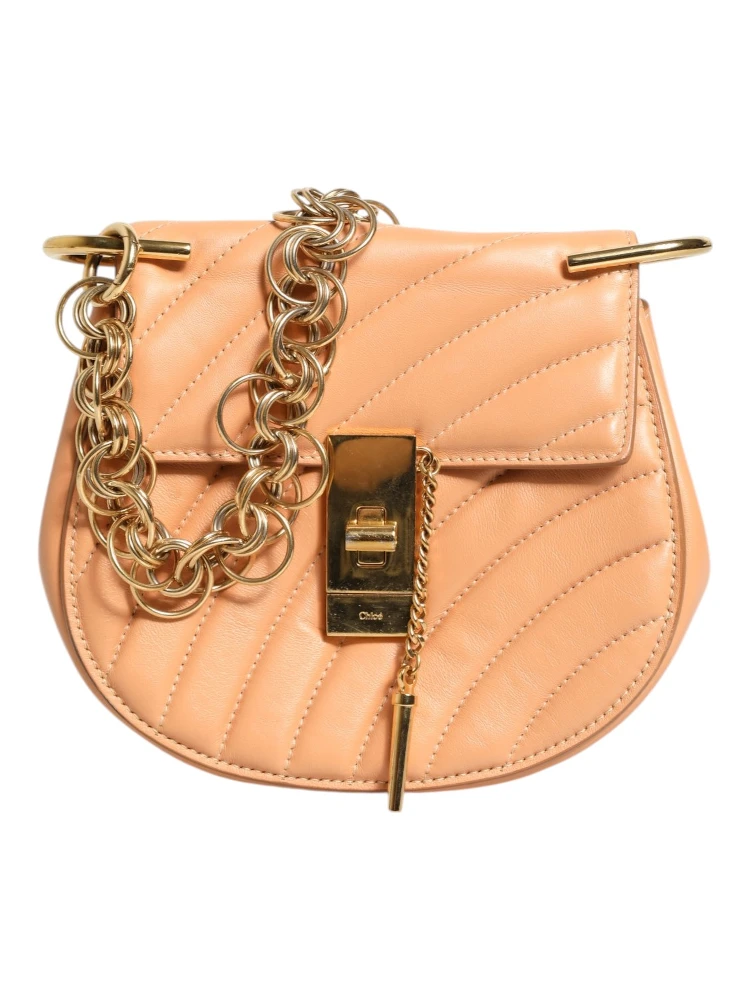 Quilted Calfskin Leather Drew Bijou Shoulder Bag