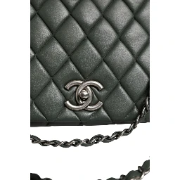 Quilted Lambskin Leather New Bubble Flap Bag