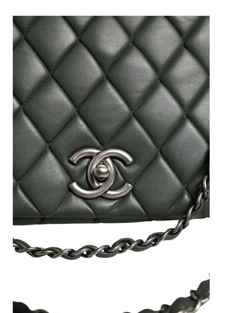 Quilted Lambskin Leather New Bubble Flap Bag alternative