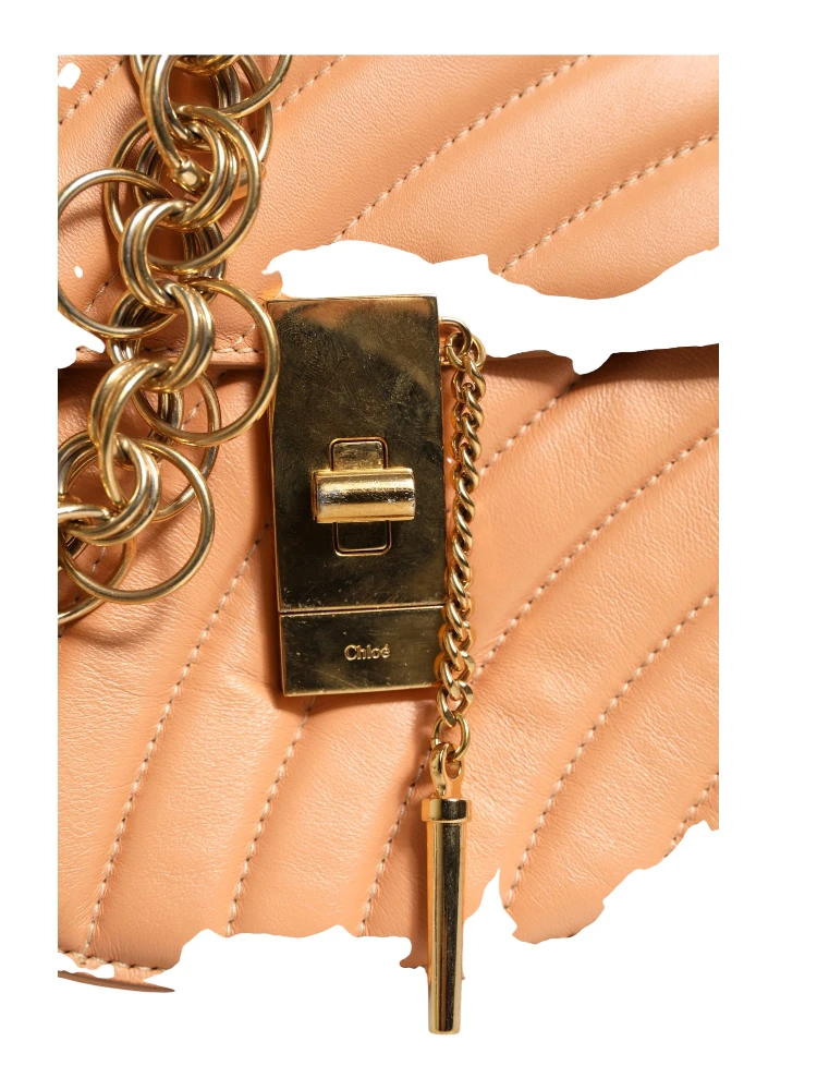 Quilted Calfskin Leather Drew Bijou Shoulder Bag alternative