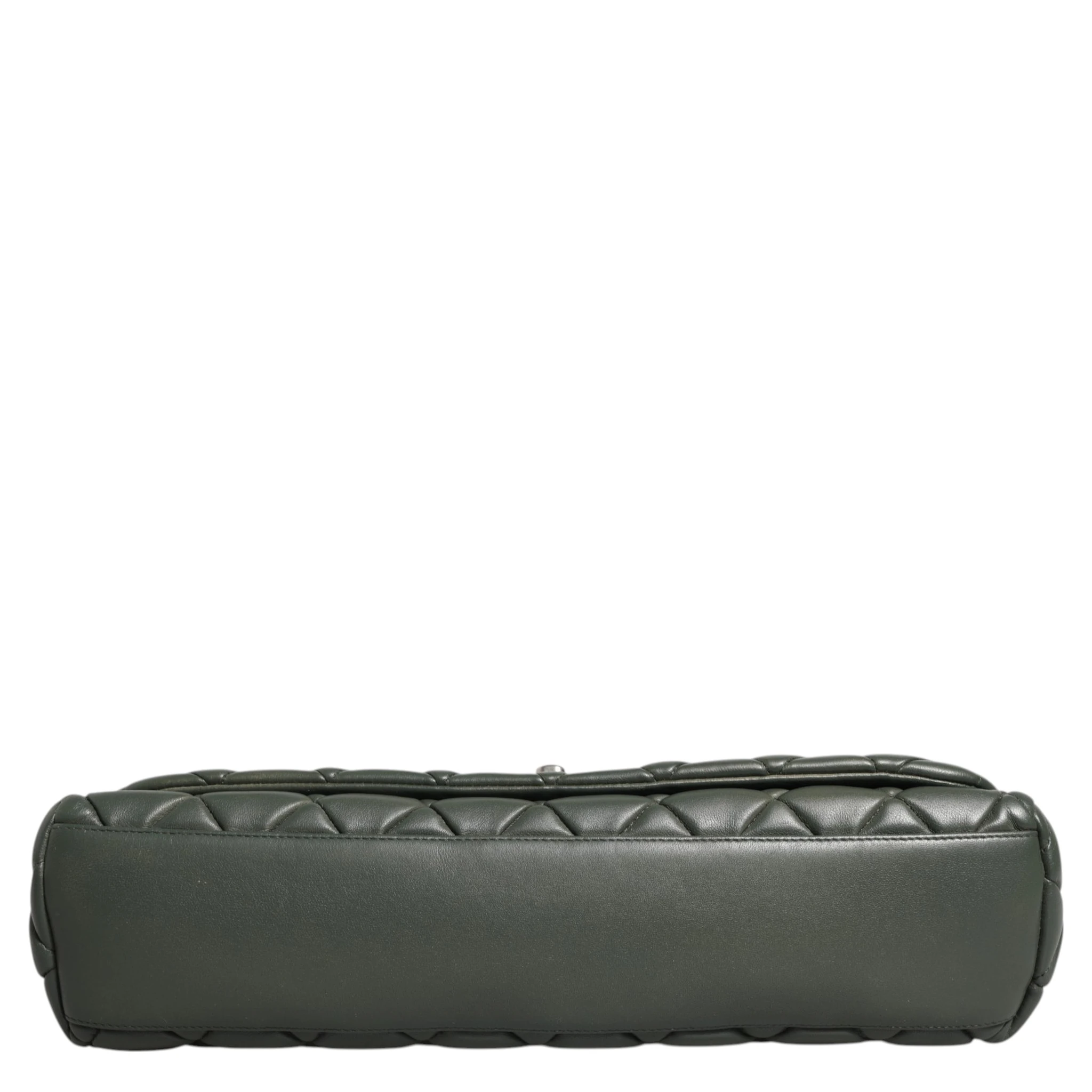 Quilted Lambskin Leather New Bubble Flap Bag