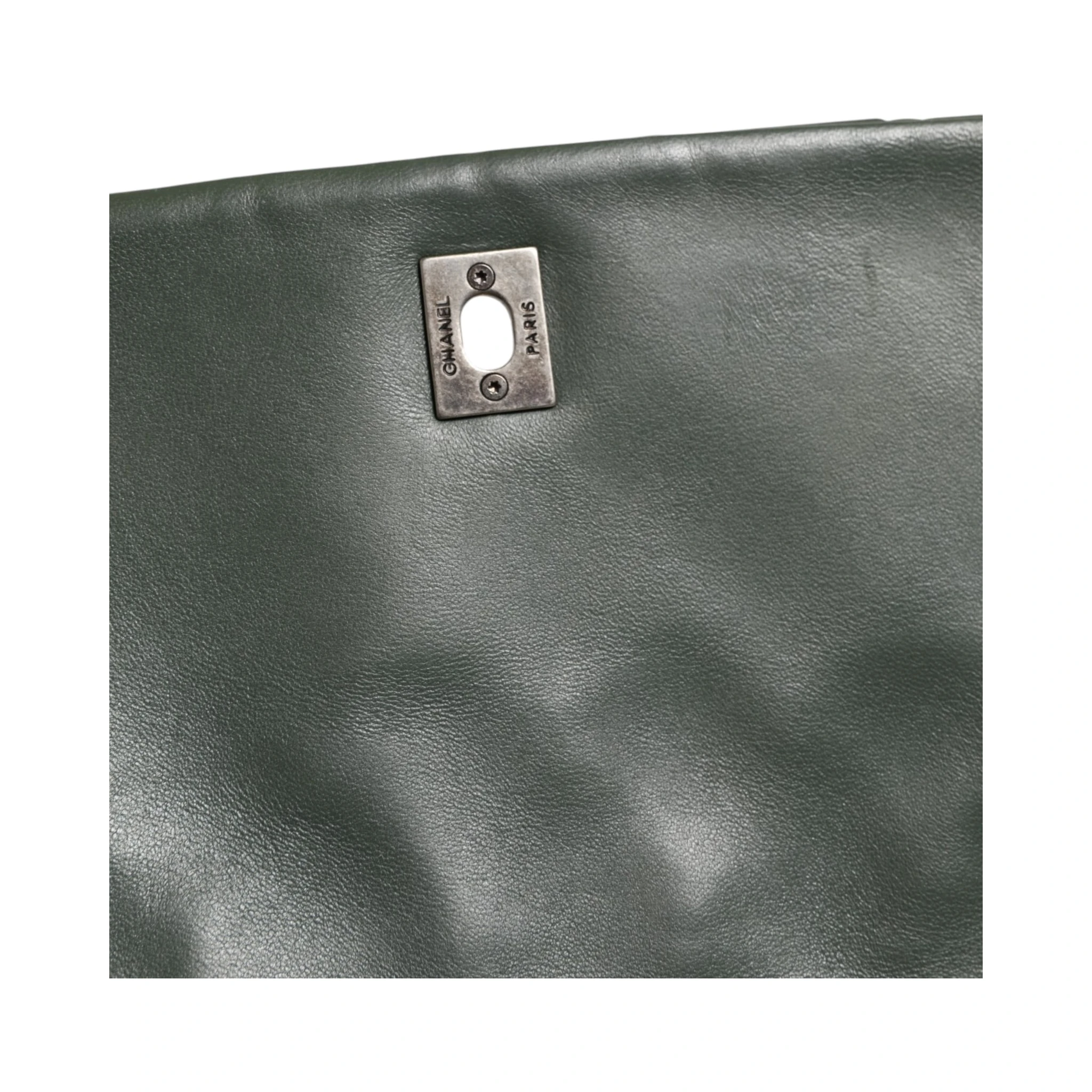 Quilted Lambskin Leather New Bubble Flap Bag