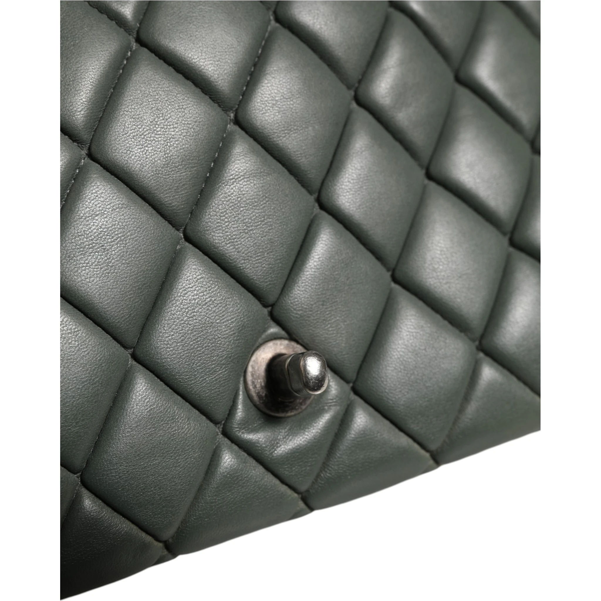 Quilted Lambskin Leather New Bubble Flap Bag