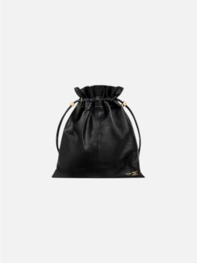 CELINE SMALL CRYSTAL POUCH handbag