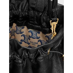 CELINE SMALL CRYSTAL POUCH handbag