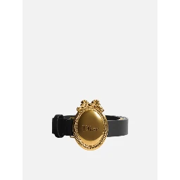 CHRISTIAN DIOR MEDALLION belt
