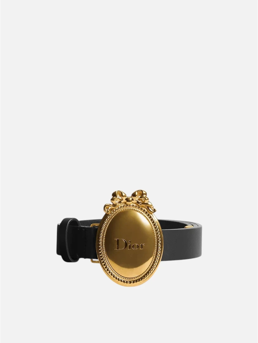 CHRISTIAN DIOR MEDALLION belt