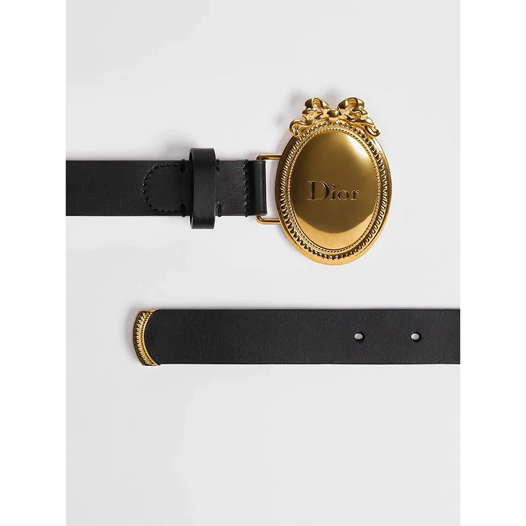 CHRISTIAN DIOR MEDALLION belt