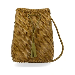 BORSA "POMPOM DOUBLE JUMP TAN"