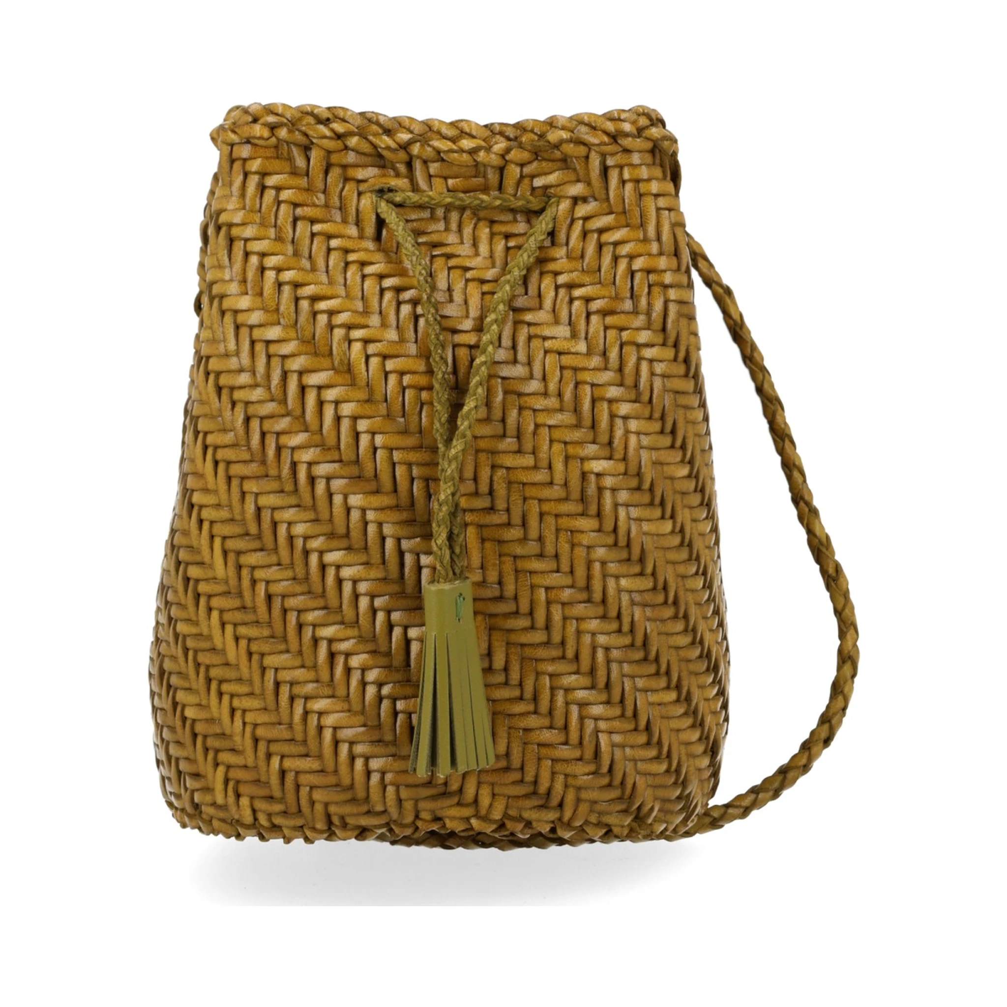 BORSA "POMPOM DOUBLE JUMP TAN"