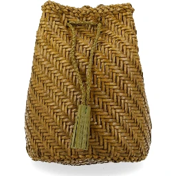 BORSA "POMPOM DOUBLE JUMP TAN"