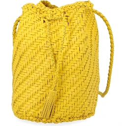 BORSA "POMPOM DOUBLE JUMP TAN"