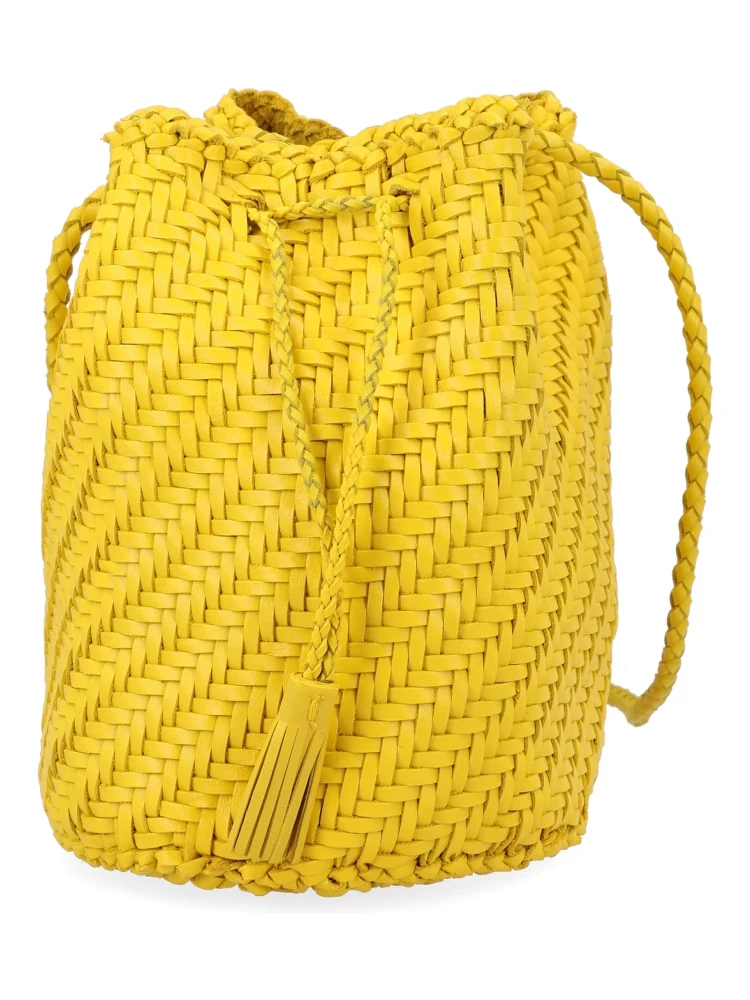 BORSA "POMPOM DOUBLE JUMP TAN"