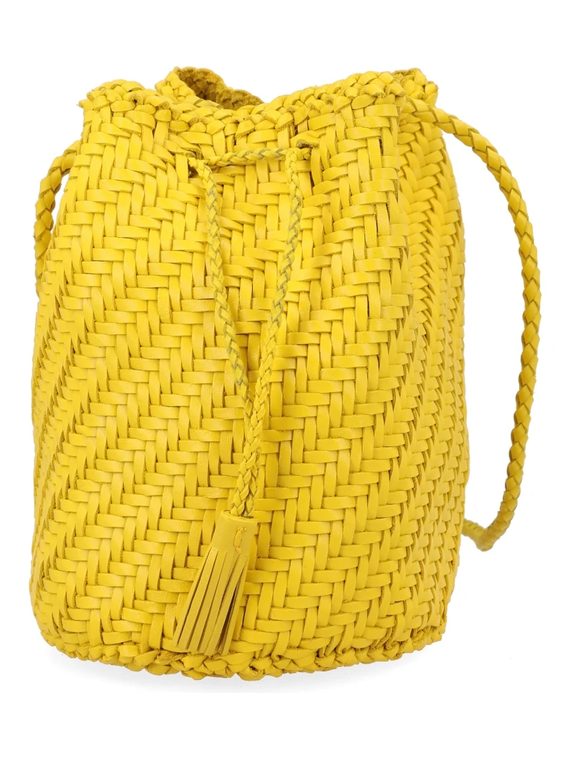 BORSA "POMPOM DOUBLE JUMP TAN"