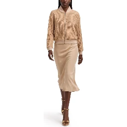 GIACCA BOMBER CON DETTAGLIO PAILLETTES