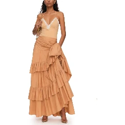 GONNA LUNGA CON VOLANT