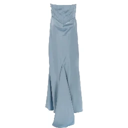 ABITO IN SATIN CON CORSETTO