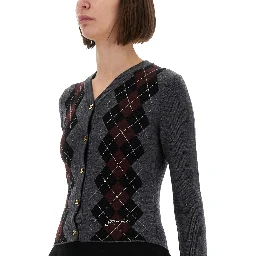 CARDIGAN IN LANA JACQUARD