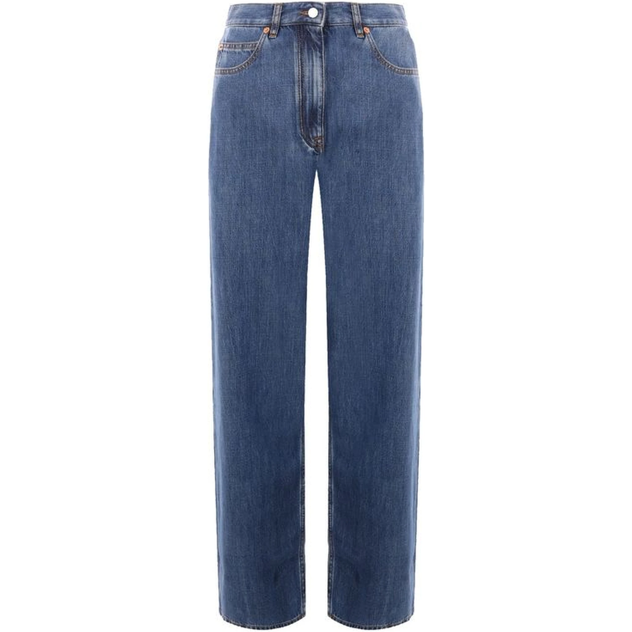Blue Cotton Jeans Denim