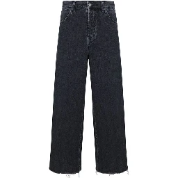 Black Cotton Jeans Denim