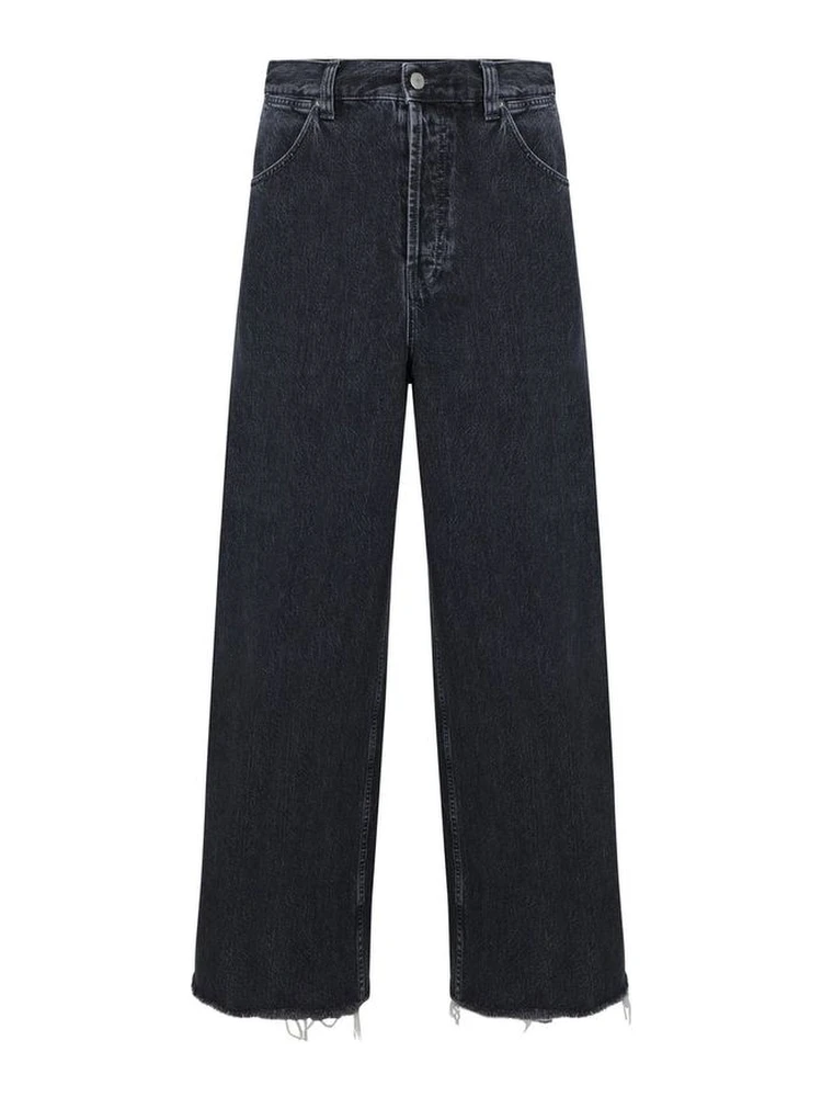 Black Cotton Jeans Denim