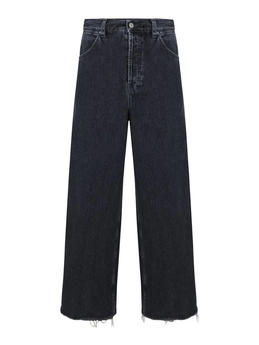 Black Cotton Jeans Denim