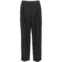 Black Cashmere Casual Pants