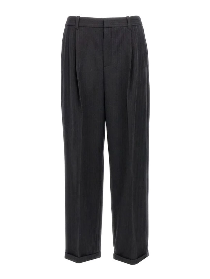 Black Cashmere Casual Pants