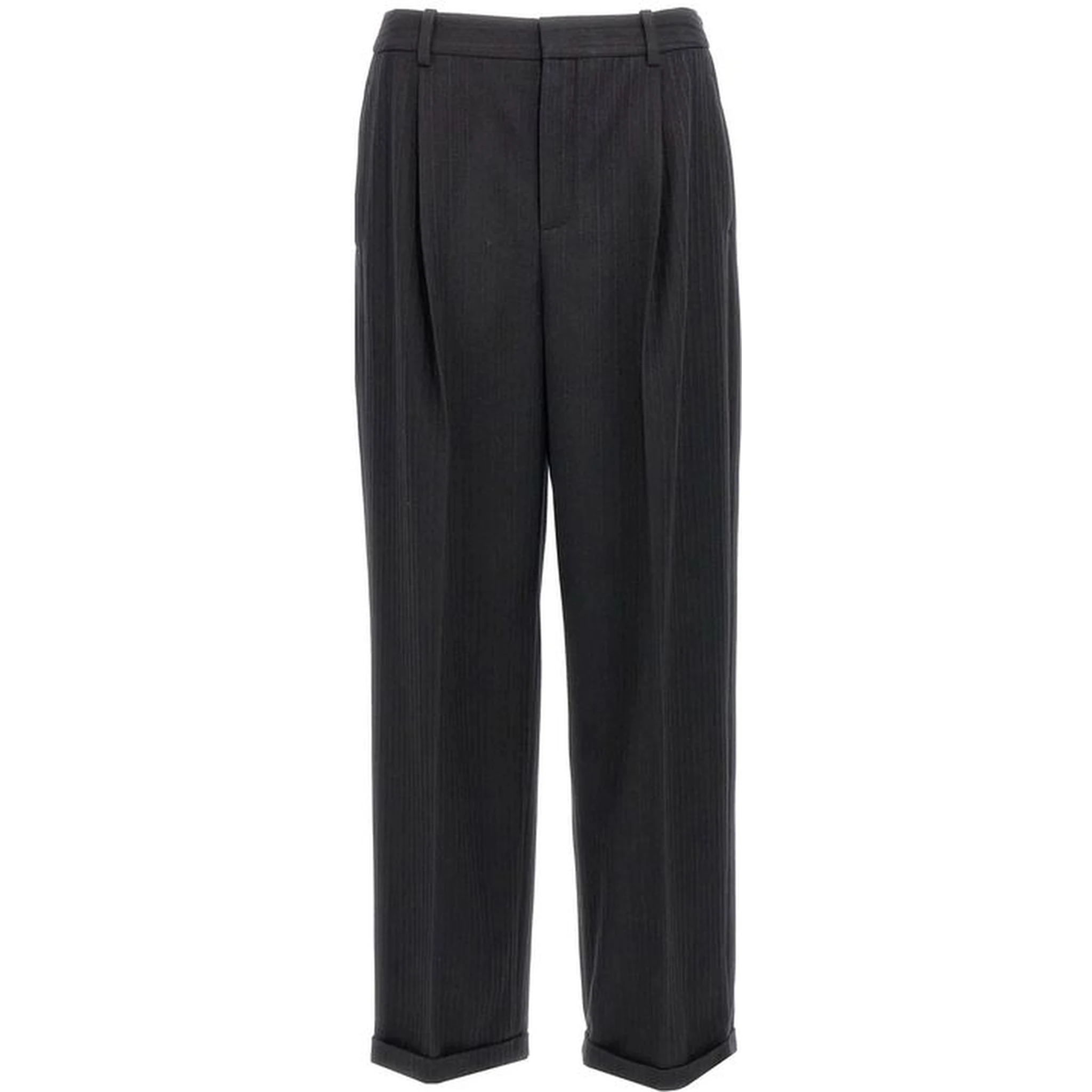 Black Cashmere Casual Pants