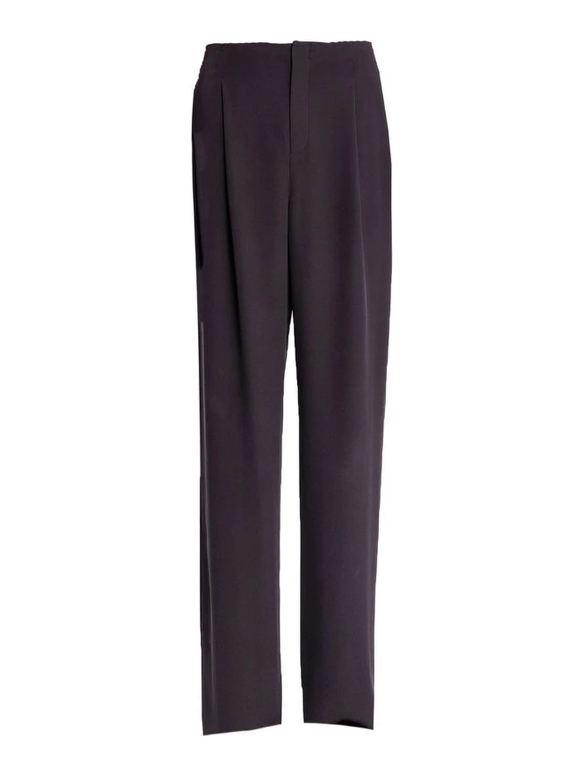 Brown Silk Dress Pants