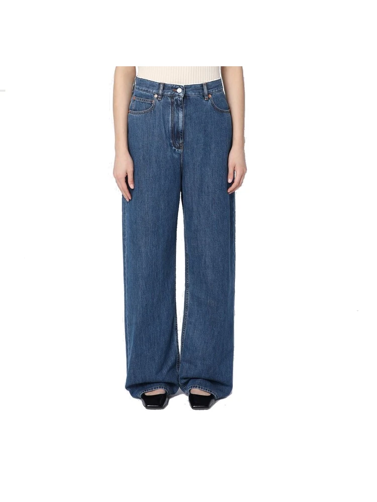 Blue Cotton Jeans Denim alternative