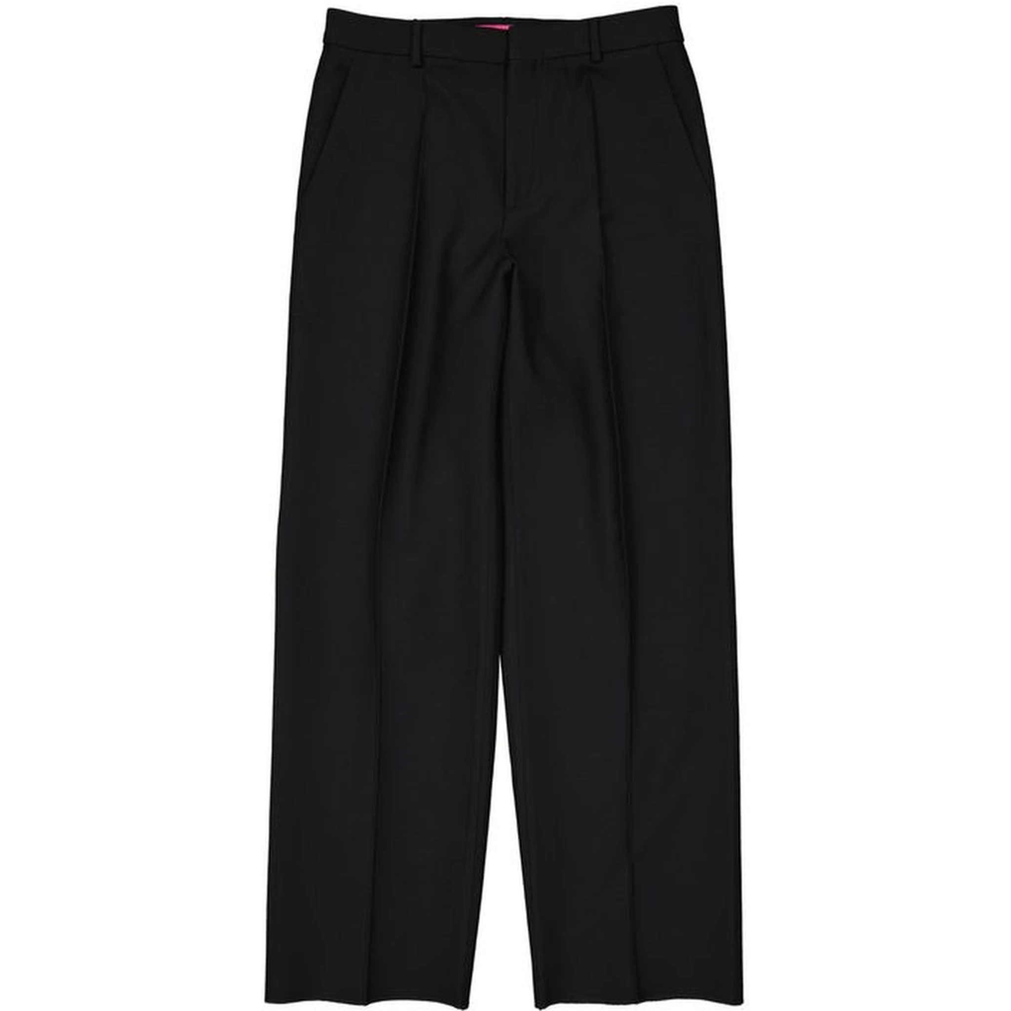 Black Silk Flared Pants