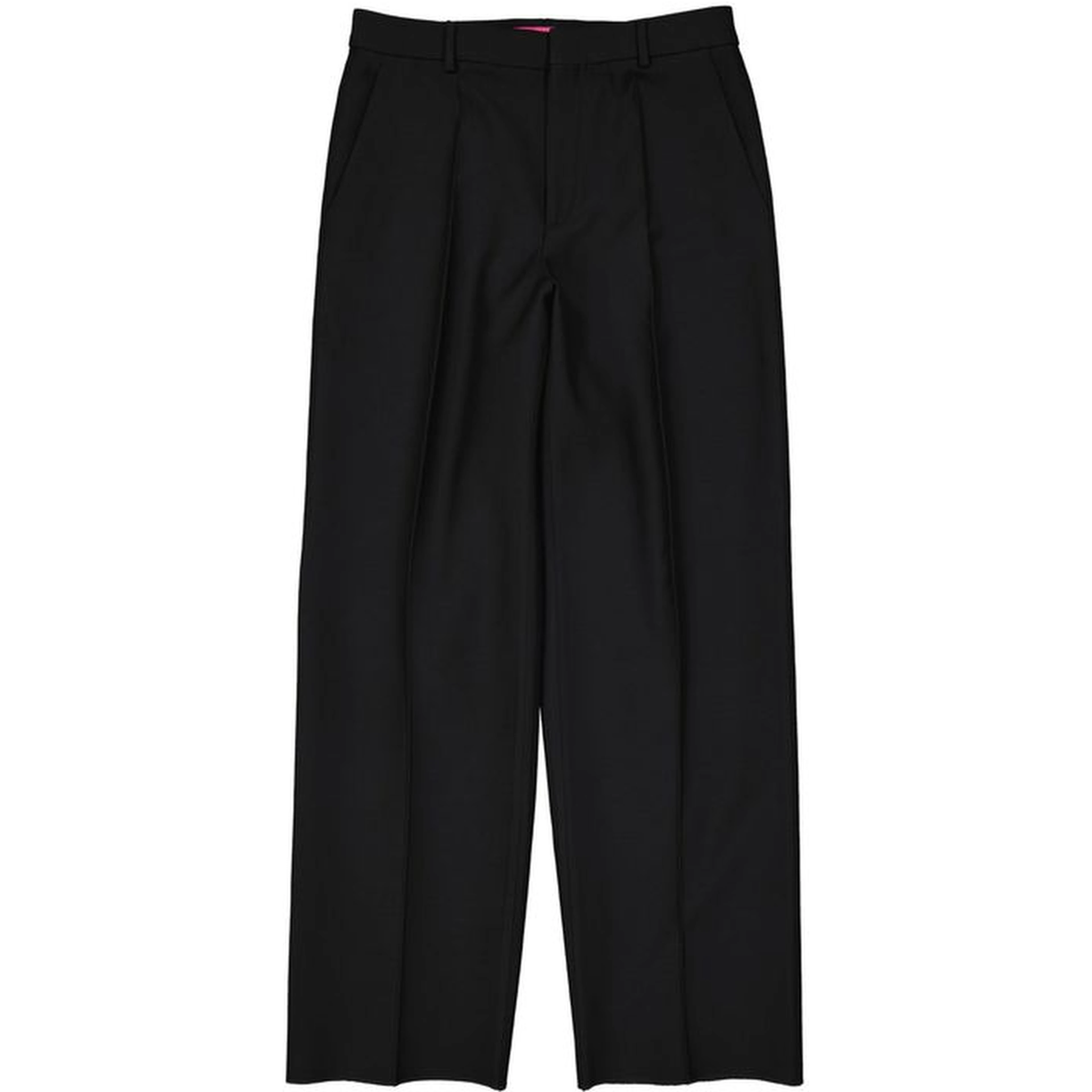 Black Silk Flared Pants