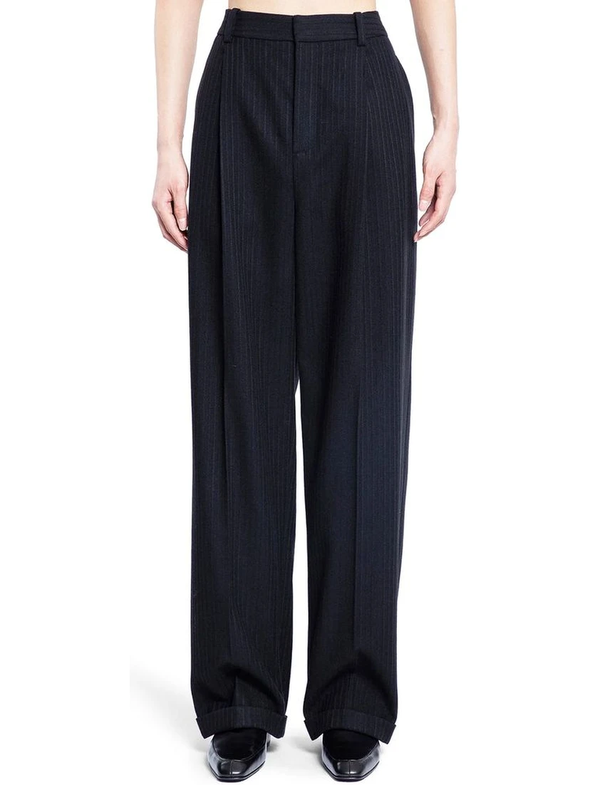 Black Cashmere Casual Pants