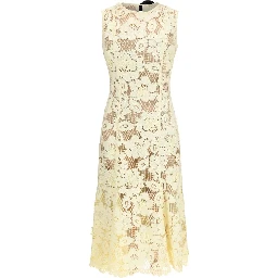 Bicolor Polyester Casual Dress
