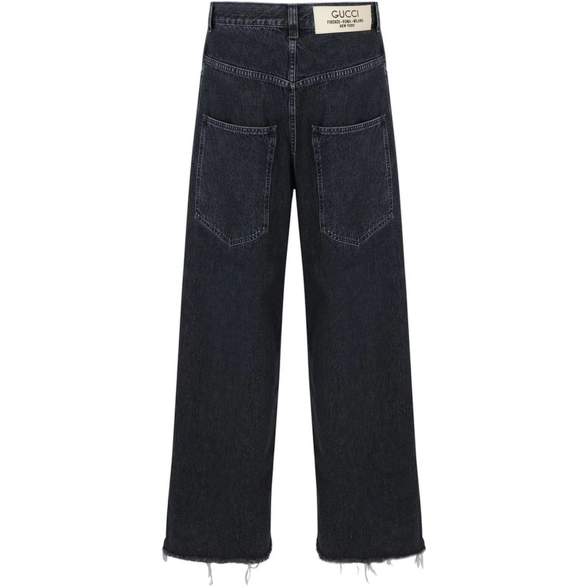 Black Cotton Jeans Denim