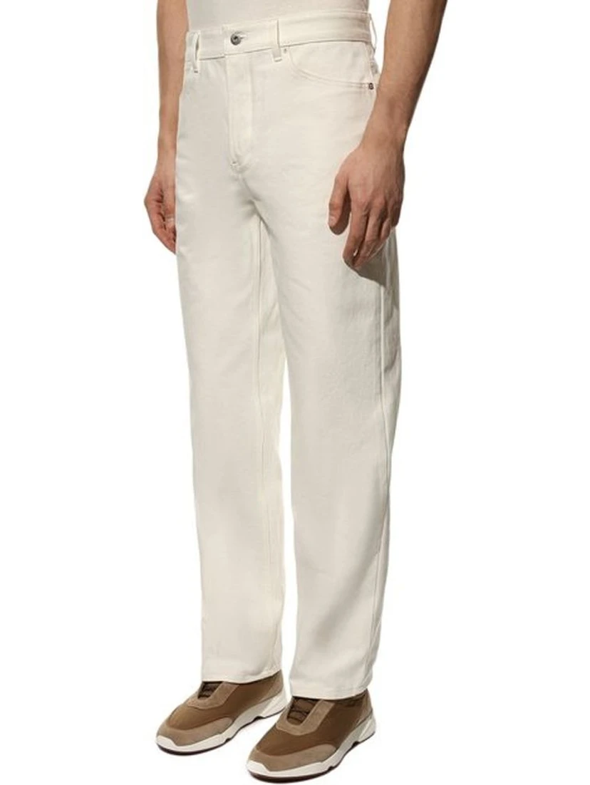 White Cotton Jeans Denim