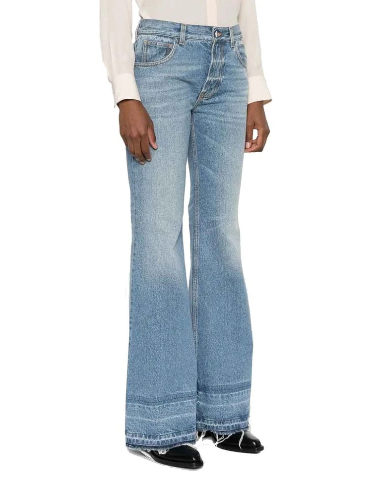 Blue Cotton Bootcut Jeans alternative